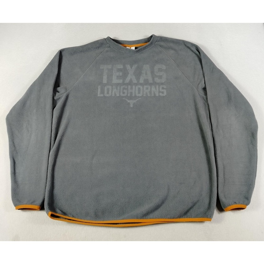 Texas Longhorns Sweatshirt Mens XL Gray‎ NCAA Football Longhorn Apparel Fleece